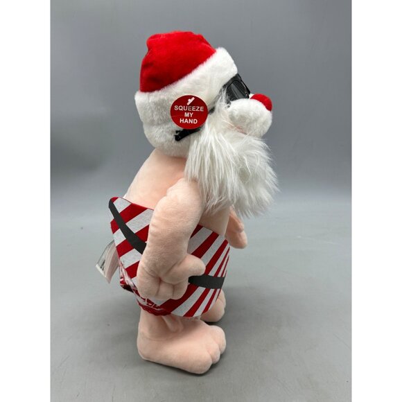 Surfing Santa Plush with Animated Musical Holiday Decoration 15" Tall Used READ - Picture 2 of 6